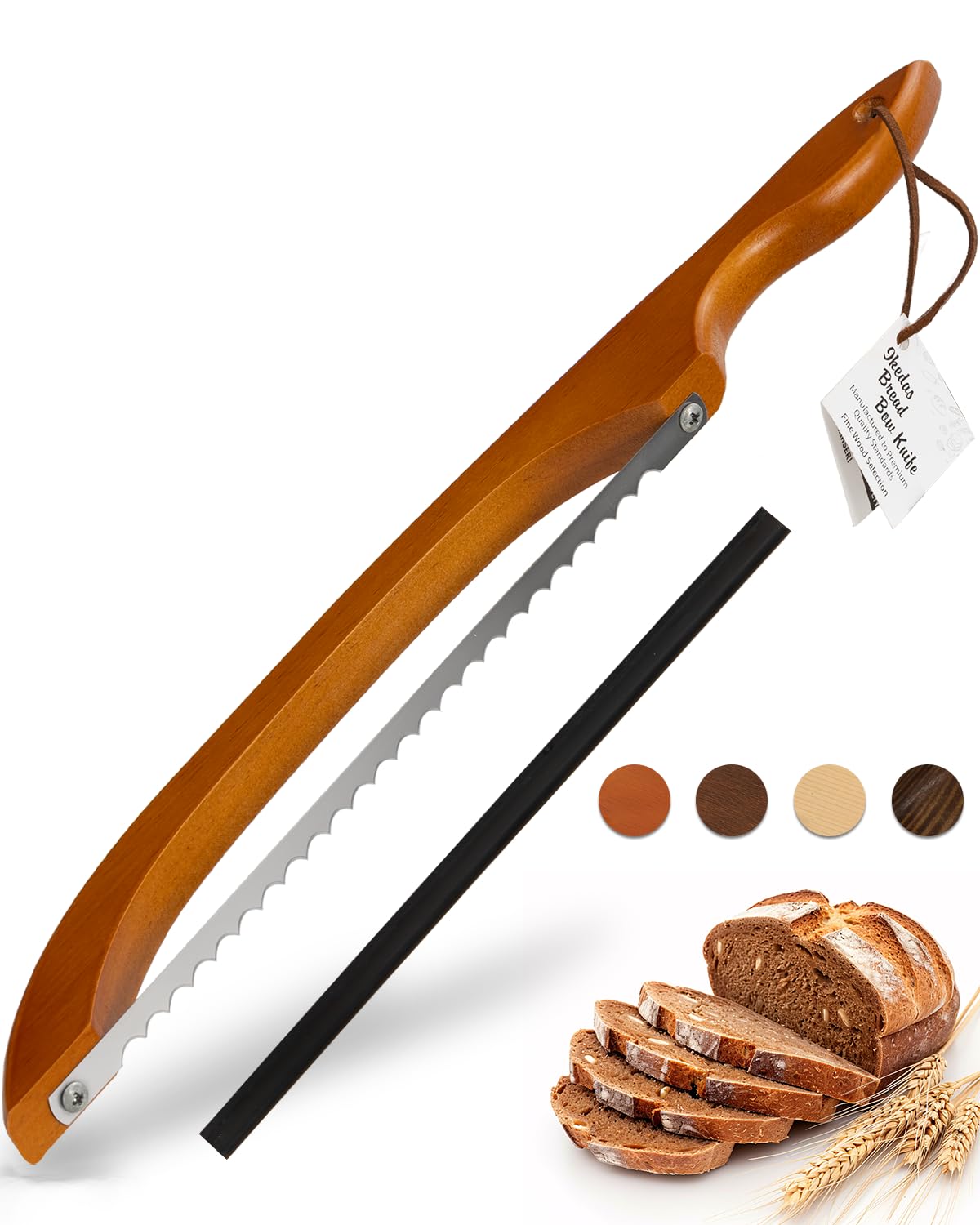 16.5" Bread Slicer, Sourdough Bread Knife for Homemade Bread
