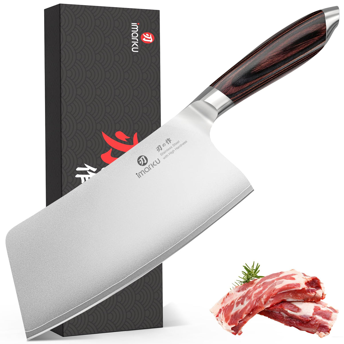 imarku Bread Knife,10 In German Professional Homemade Bread Slicing Knife
