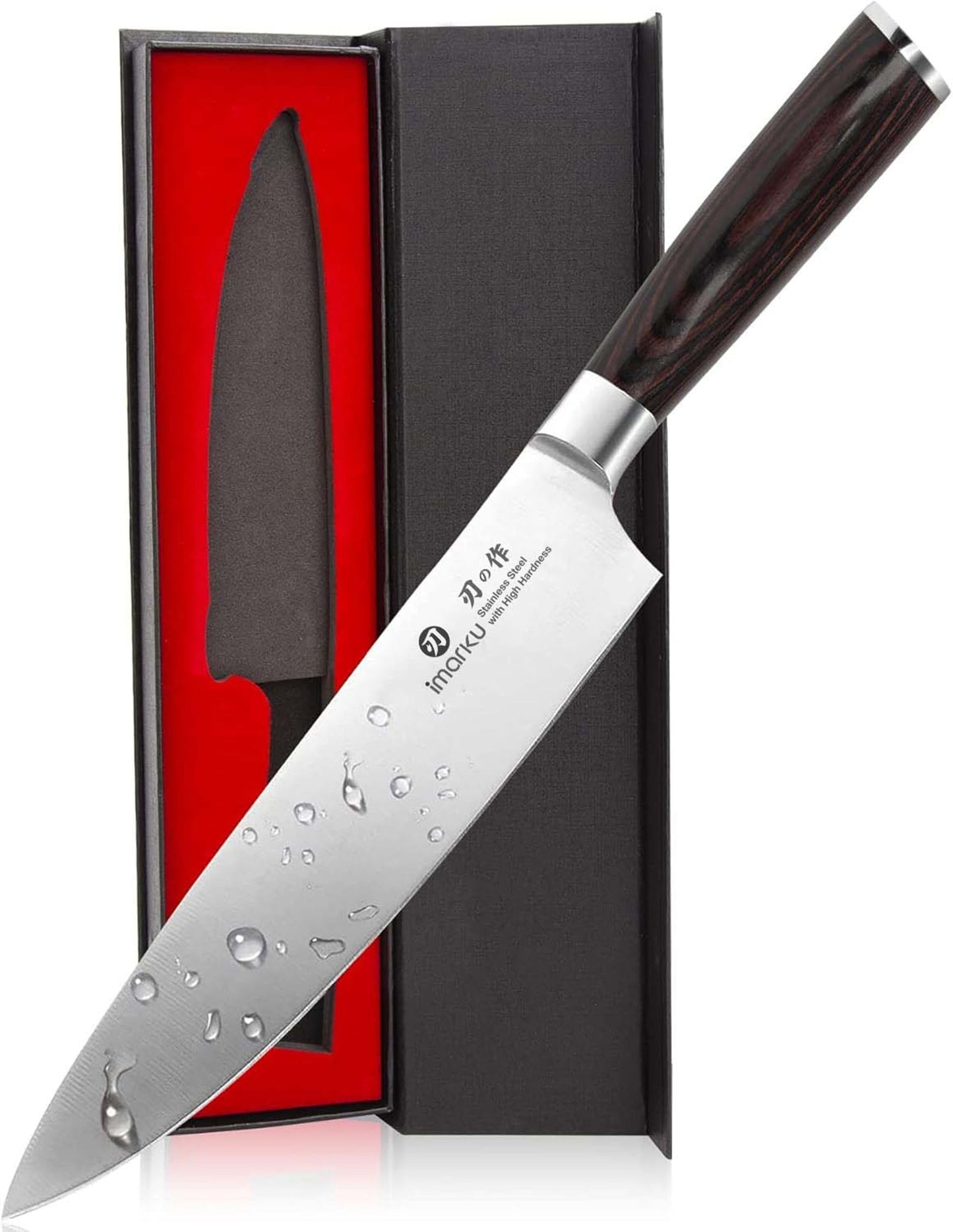 imarku Bread Knife 10 Inch: Japanese High Carbon Stainless Steel