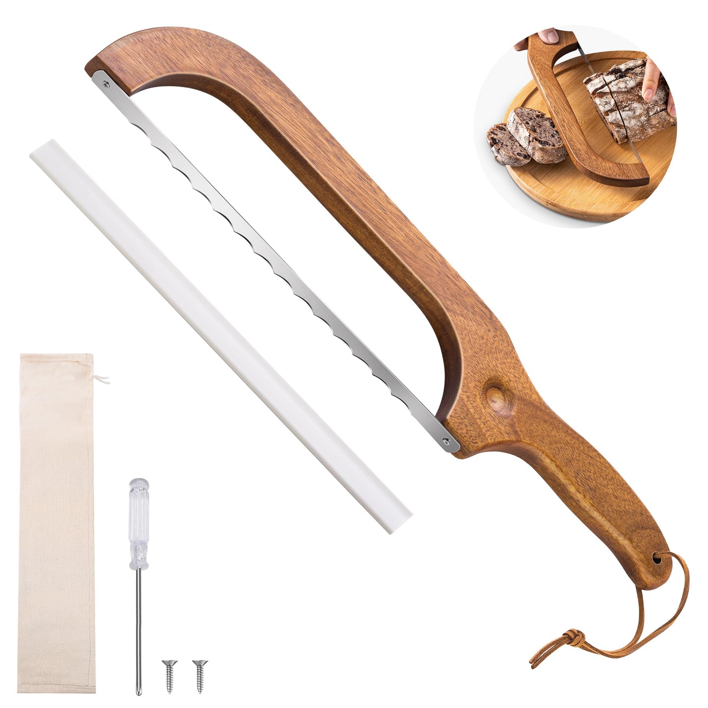Sourdough Bread Knife for Homemade Bread Cutter, Bread Slicer for Homemade