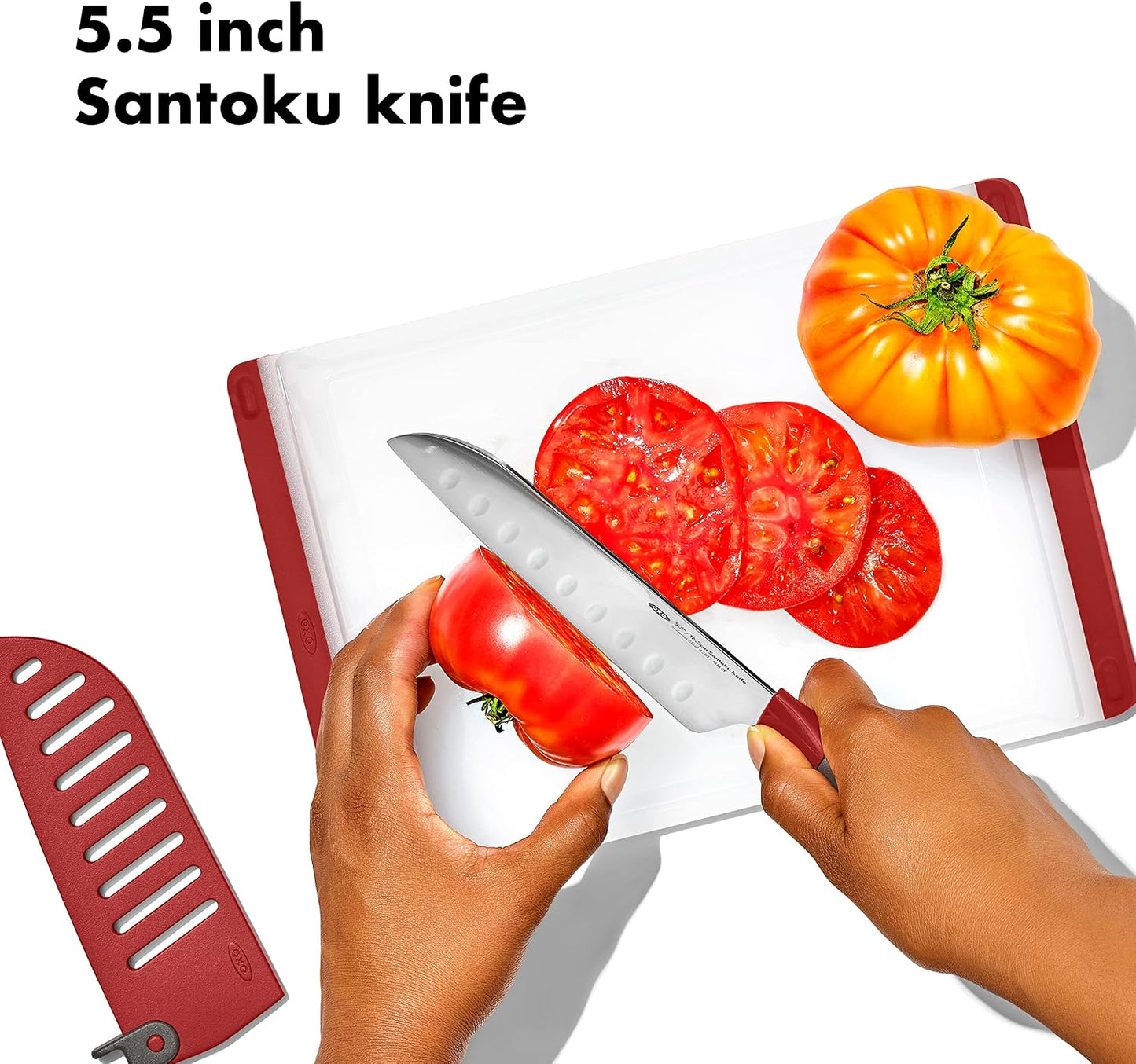 OXO Outdoor Santoku Knife with Locking Sheath - 5.5"