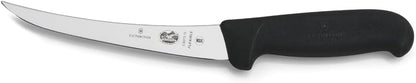 Victorinox Fibrox 6 Inch Flexible Boning Knife, Straight Blade, Black