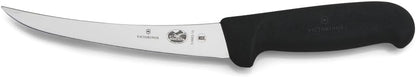 Victorinox Fibrox 6-In Curved Boning & Fillet Knife, Flexible Steel Blade