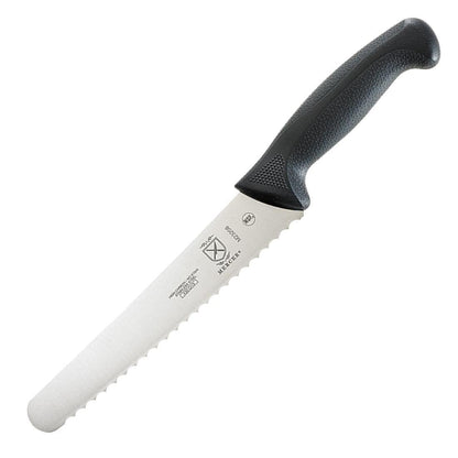 Mercer Culinary M23210 Millennia Black Handle, 10-Inch Wide Wavy Edge, Bread Knife