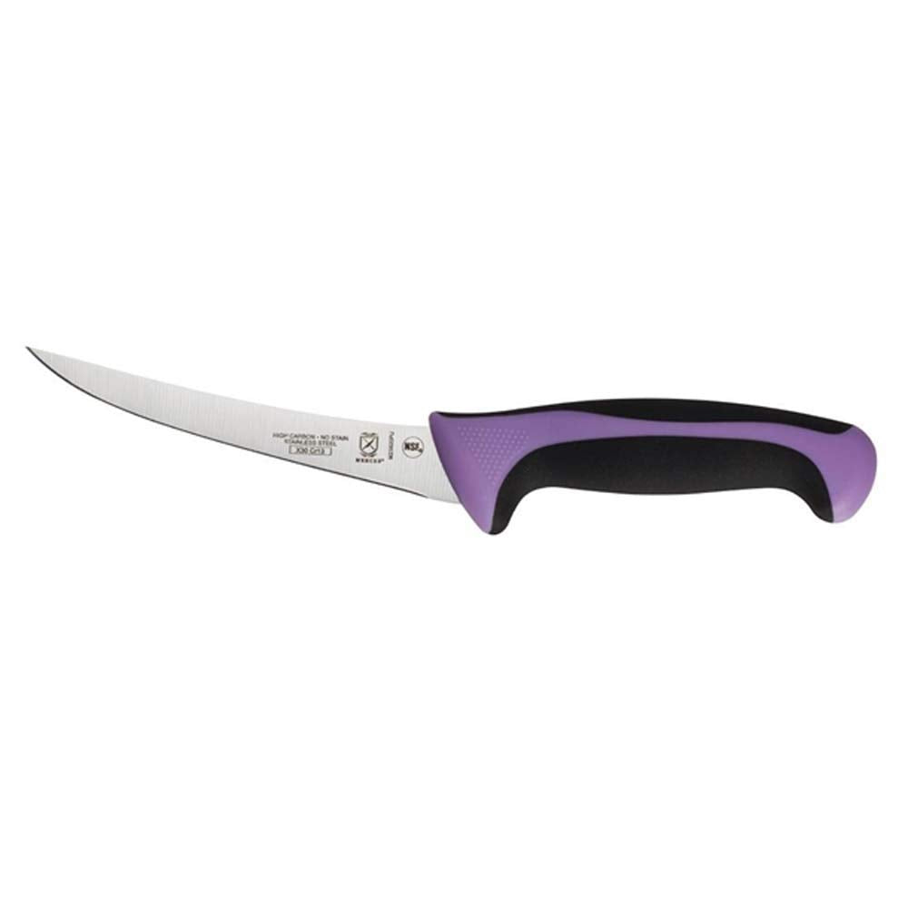 Mercer Culinary Millennia Colors 6-Inch Curved Boning Knife, Blue