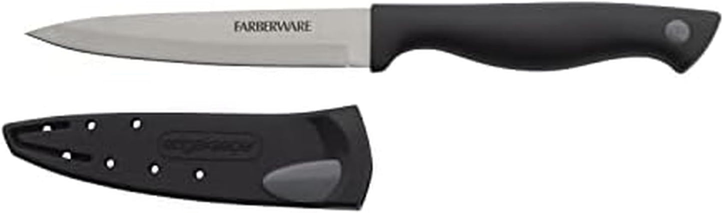 Farberware EdgeKeeper 5-Inch Santoku Knife with Sharpening Cover