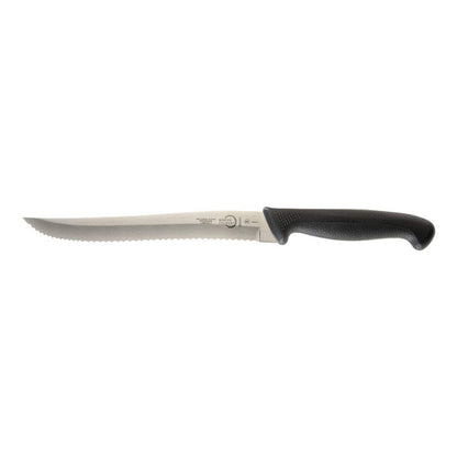 Mercer Culinary M22408 Millennia Black Handle, 8-Inch Offset Wavy Edge, Bread Knife