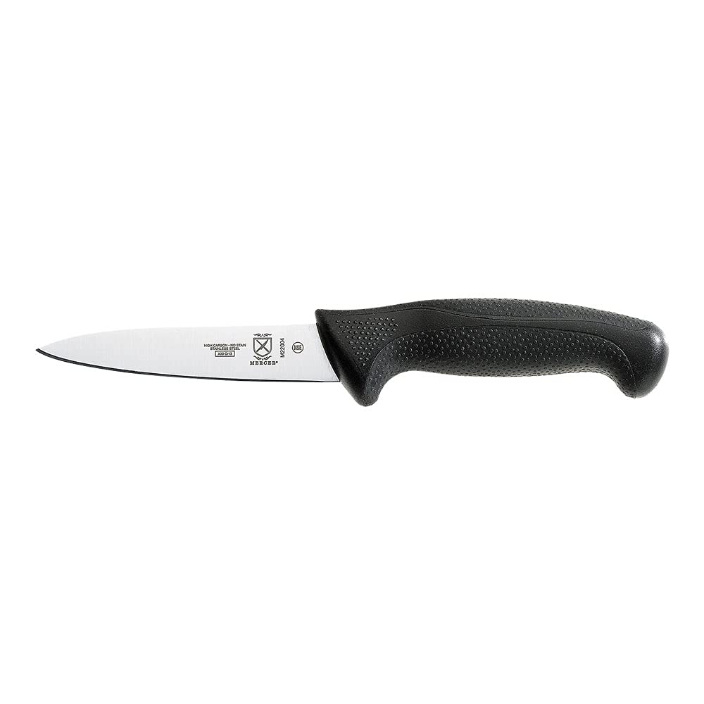Mercer Culinary M23820 Millennia Black Handle, 6-Inch Curved, Boning Knife