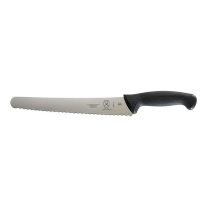 Mercer Culinary M23210 Millennia Black Handle, 10-Inch Wide Wavy Edge, Bread Knife