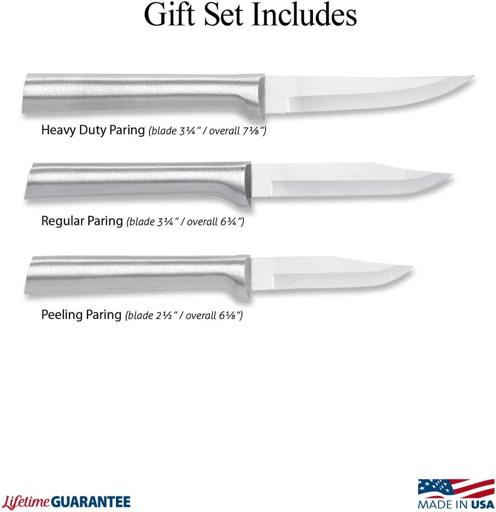 RADA Cutlery Paring Knife Galore Gift Set (S01), Silver