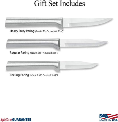 RADA Cutlery Paring Knife Galore Gift Set (S01), Silver