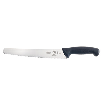 Mercer Culinary M22408 Millennia Black Handle, 8-Inch Offset Wavy Edge, Bread Knife