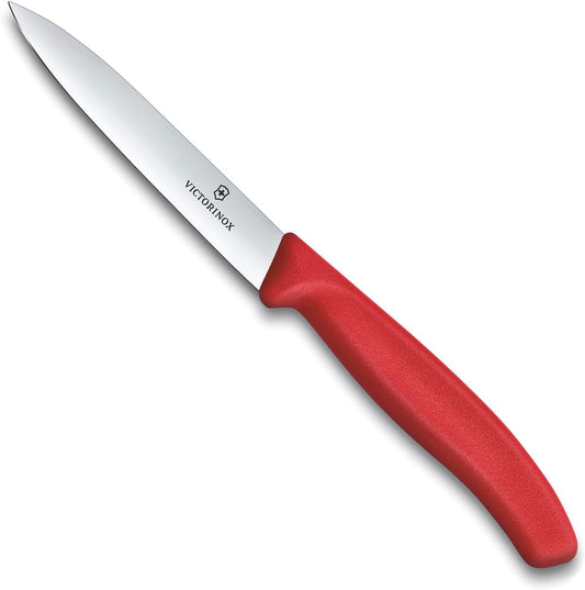 Victorinox Swiss Classic 4 Inch Straight Edge Paring Knife - Red