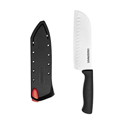 Farberware EdgeKeeper 5-Inch Santoku Knife with Sharpening Cover