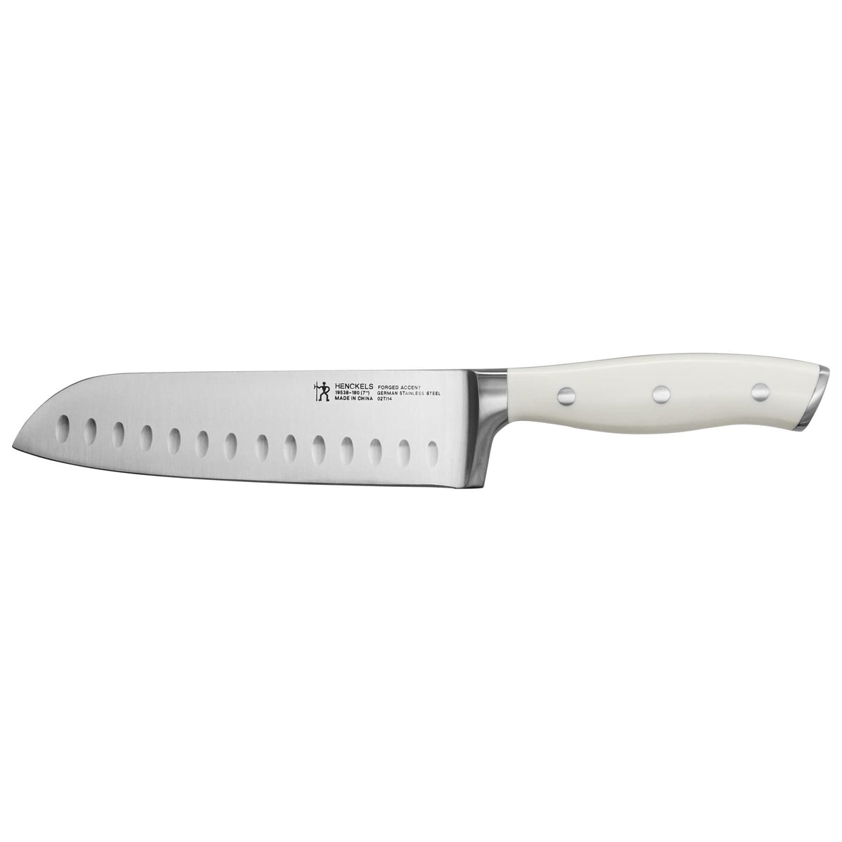 HENCKELS Forged Accent Razor-Sharp 2-pc Knife Set, Santoku Knife 5 Inch, Santoku Knife 7 Inch, German Engineered Informed by 100+ Years of Mastery,Black