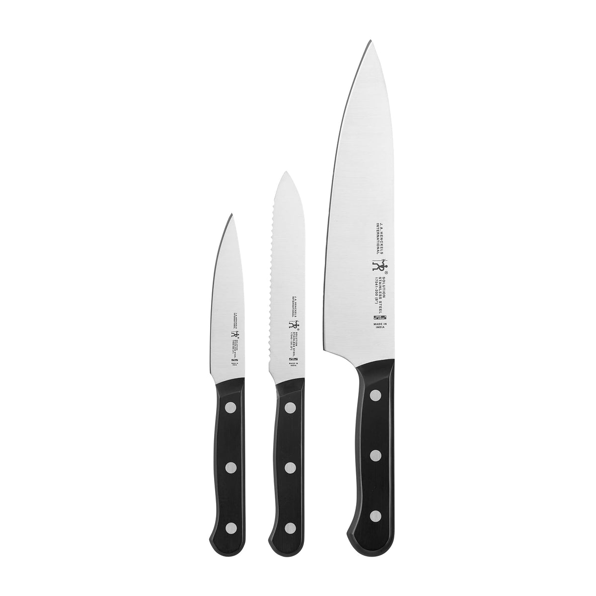 Henckels Solution 4-Inch Paring Knife, Razor-Sharp, German Engineered