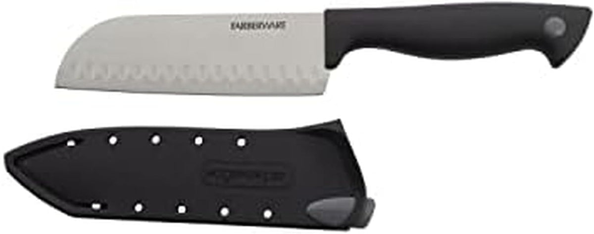 Farberware EdgeKeeper 5-Inch Santoku Knife with Sharpening Cover