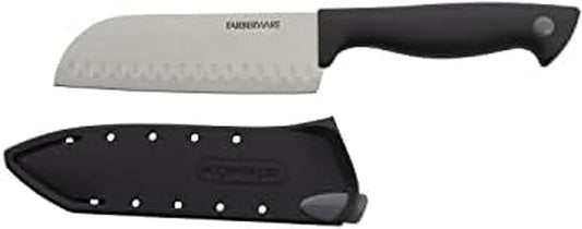 Farberware EdgeKeeper 5-Inch Santoku Knife with Sharpening Cover