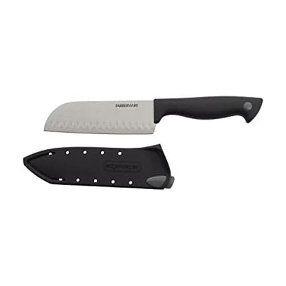 Farberware EdgeKeeper 5-Inch Santoku Knife with Sharpening Cover