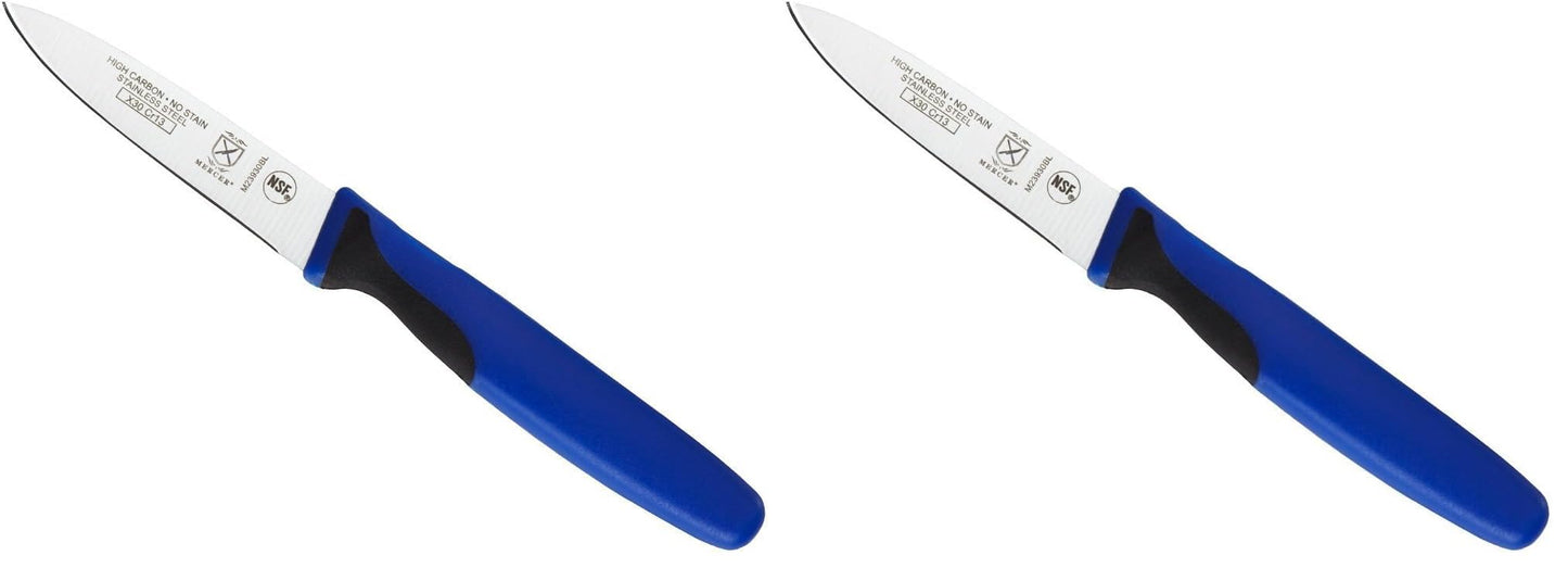 Mercer Culinary Millennia Colors 6-Inch Curved Boning Knife, Blue