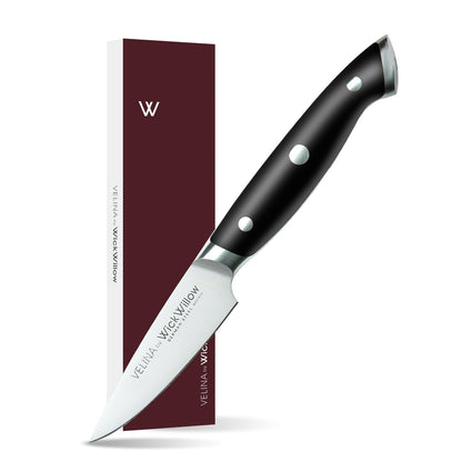 WICKWILLOW 7” Santoku Knife – Sharp Forged German Steel Kitchen Knife