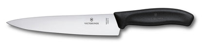 Victorinox Swiss Classic 7 Inch Santoku knife, Granton Blade, Black