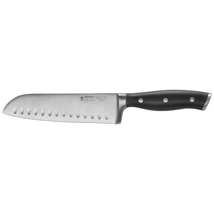 HENCKELS Forged Accent Razor-Sharp 2-pc Knife Set, Santoku Knife 5 Inch, Santoku Knife 7 Inch, German Engineered Informed by 100+ Years of Mastery,Black