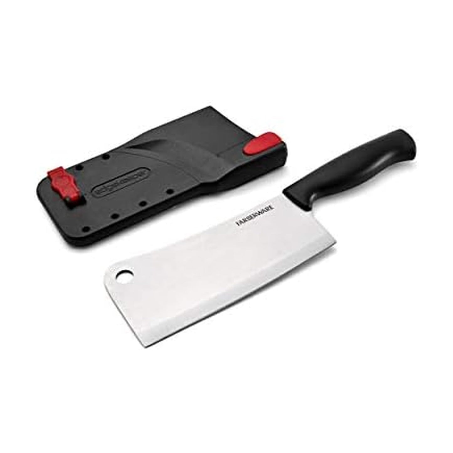 Farberware Edgekeeper 3.5-Inch Paring Knife with Self-Sharpening Blade Cover, High Carbon-Stainless Steel Kitchen Knife with Ergonomic Handle, Razor-Sharp Knife, Black