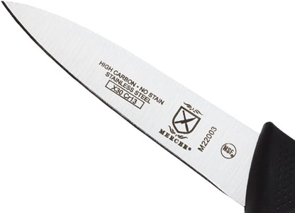 Mercer Culinary M22003 Millennia Black Handle, 3.5-Inch, Paring Knife