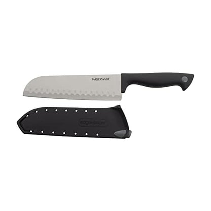 Farberware EdgeKeeper 5-Inch Santoku Knife with Sharpening Cover