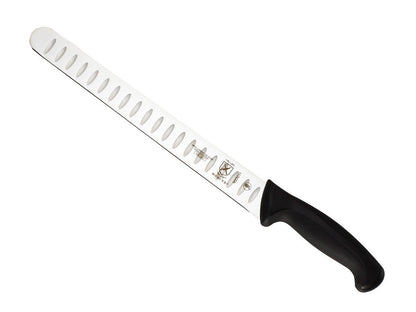 Mercer Culinary M22707 Millennia Black Handle, 7-Inch Granton Edge, Santoku Knife