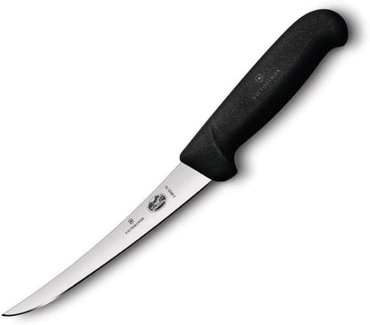 Victorinox Fibrox 6-In Curved Boning & Fillet Knife, Flexible Steel Blade
