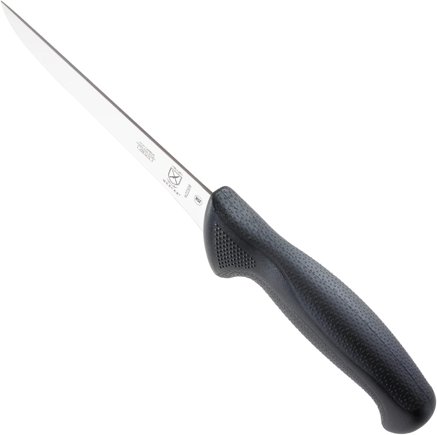 Mercer Culinary M22306 Millennia Black Handle, 6-Inch Stiff, Boning Knife
