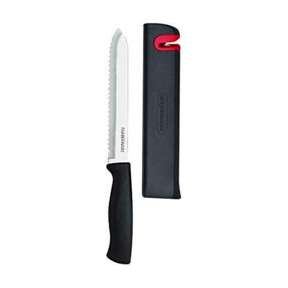 Farberware EdgeKeeper 5-Inch Santoku Knife with Sharpening Cover