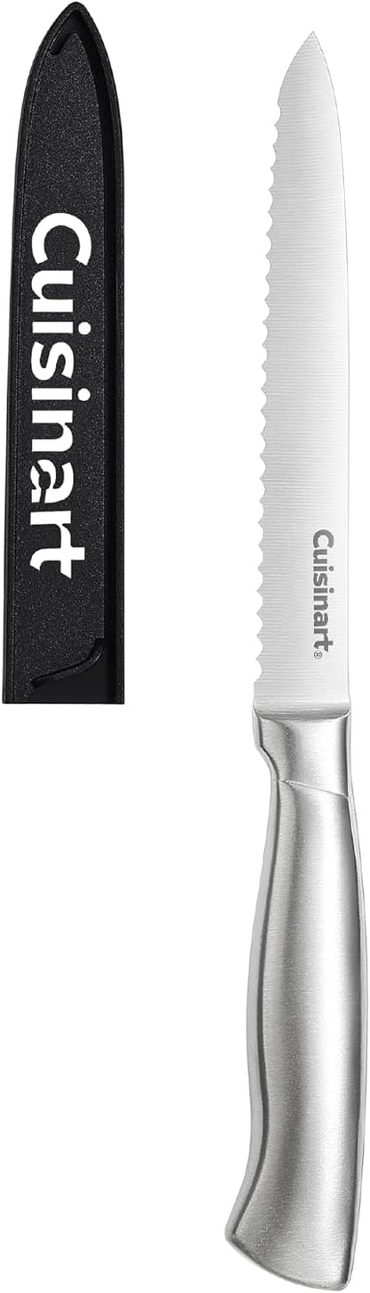 Cuisinart 2-Piece Utility Pairing Stainless Steel Knife Set, includes 5.5" Serrated Utility and 3.5" Pairing Knife