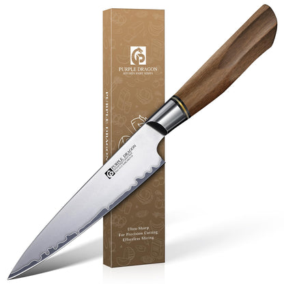 Purple Dragon Bread Knife for Homemade Bread, Serrated Knife