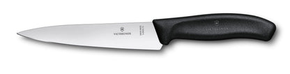 Victorinox Swiss Classic 7 Inch Santoku knife, Granton Blade, Black