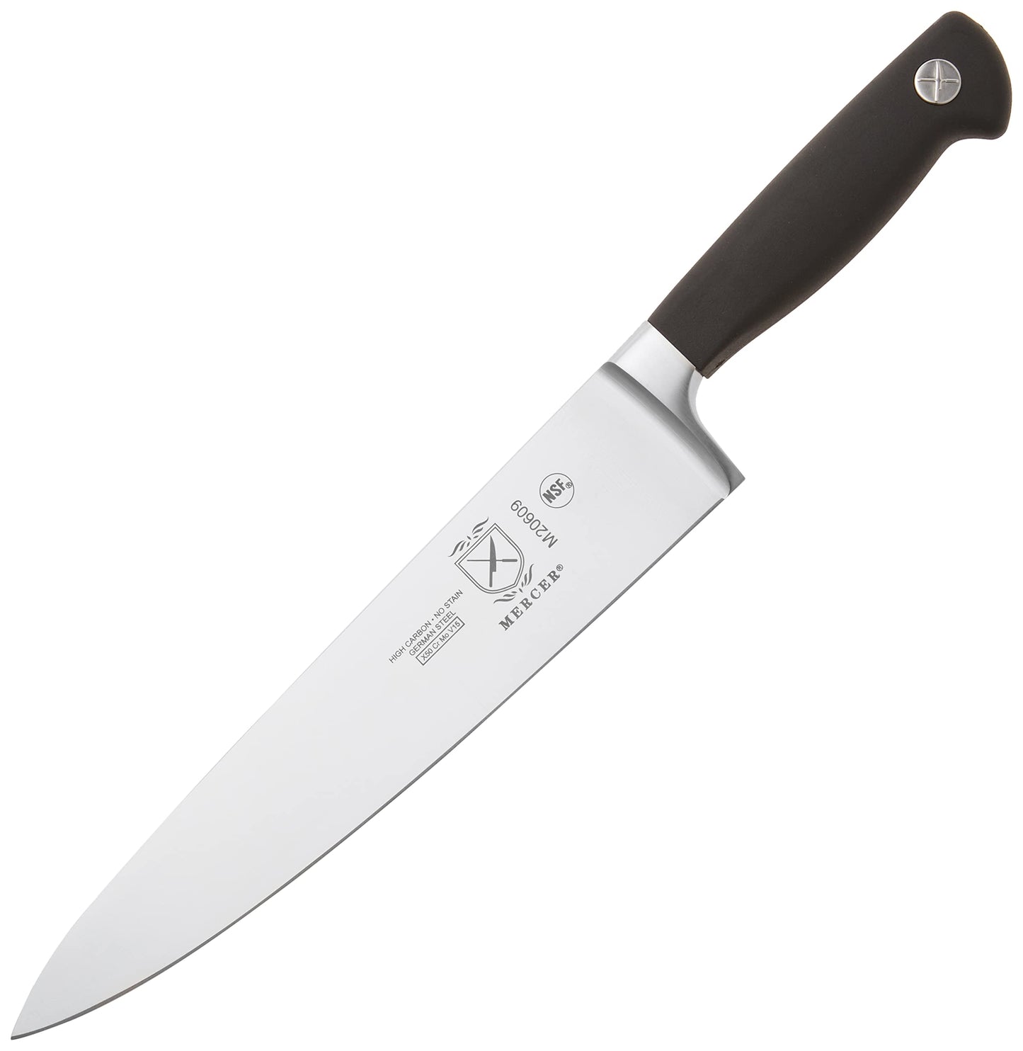 Mercer Culinary M20707 Genesis 7-Inch Santoku Knife,Black