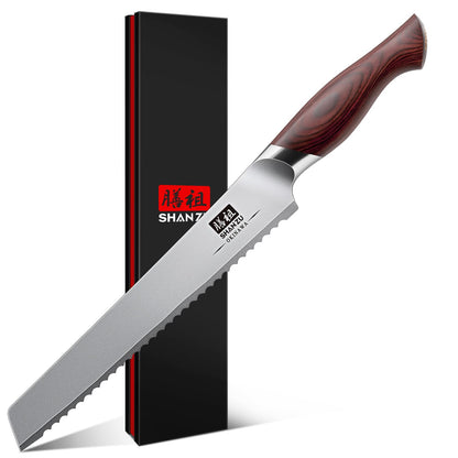 7 In Chef Knife,SHAN ZU 10Cr15Mov High Carbon Stainless Steel Santoku Knife