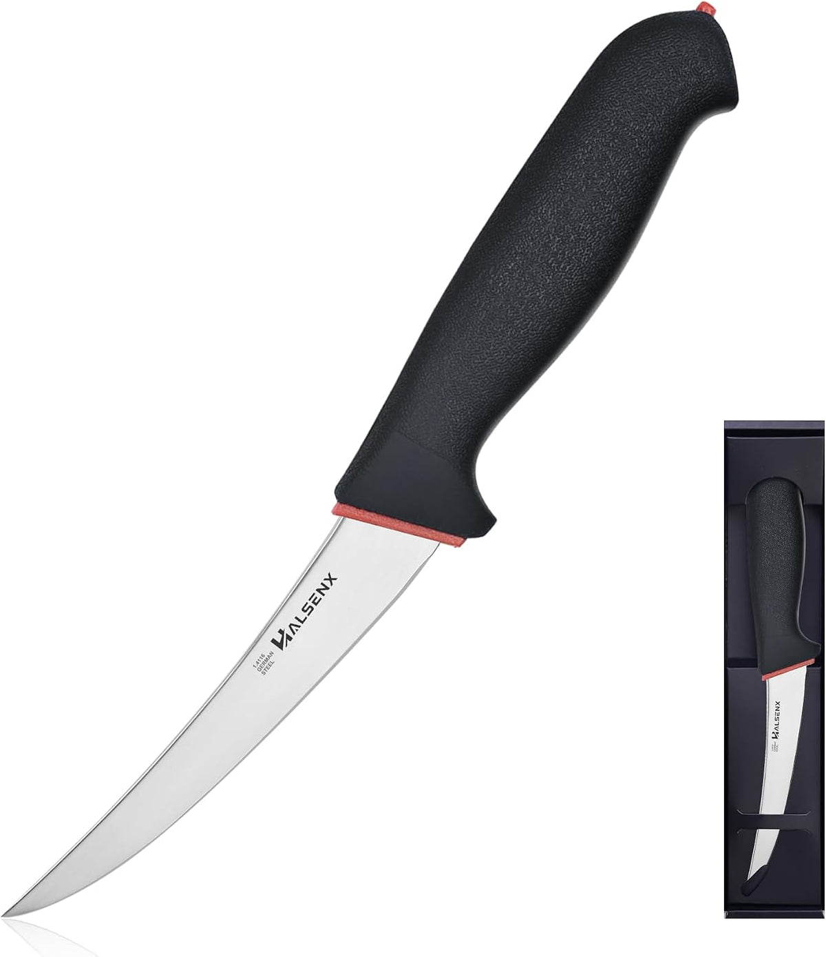 5" Boning Knife, Professional Meat Trimming with SoftGrip Handle
