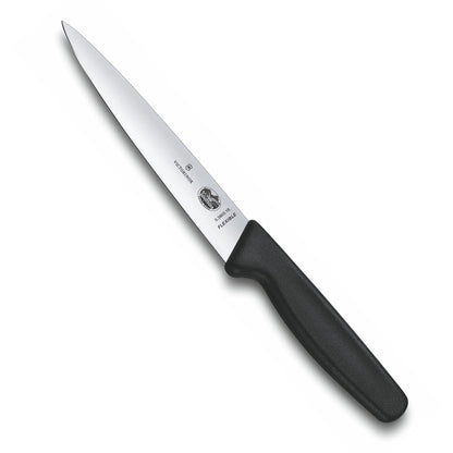Victorinox Swiss Classic 7 Inch Santoku knife, Granton Blade, Black