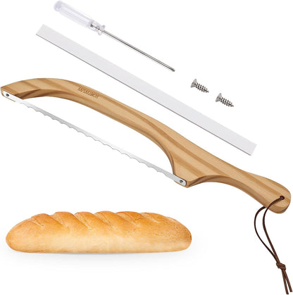 RAPSAKEMOH Sourdough bread knife, Bread slicer for homemade bread,Serrated