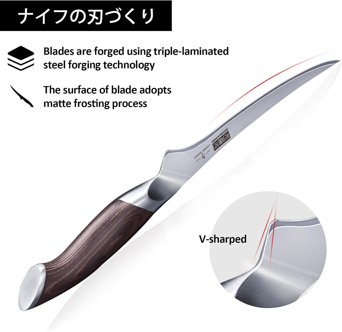 HOSHANHO Fillet Knife 7 Inch, Super Sharp Japanese Fish Boning Knife