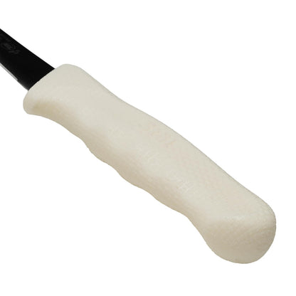 Winco 6" White Plastic Boning Knife with Handle