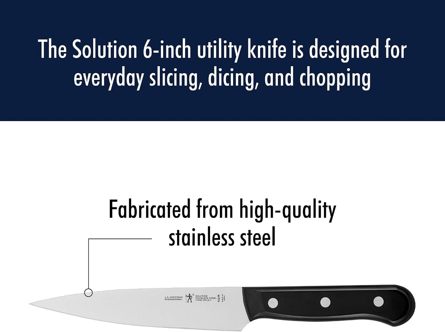 HENCKELS Solution 6-inch Utility Knife