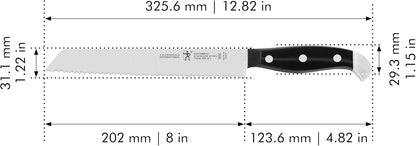 HENCKELS Statement 8-Inch Bread Knife, Razor-Sharp, German Engineered