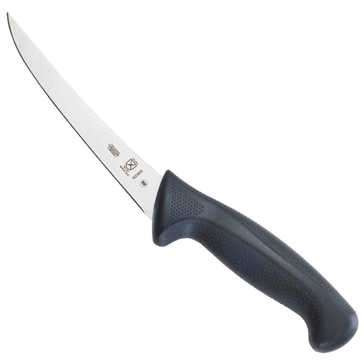 Mercer Culinary M22408 Millennia Black Handle, 8-Inch Offset Wavy Edge, Bread Knife
