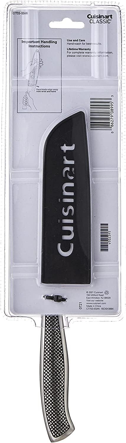Cuisinart C77SS-5SAN Graphix Collection Santoku Knife, 5" Stainless Steel