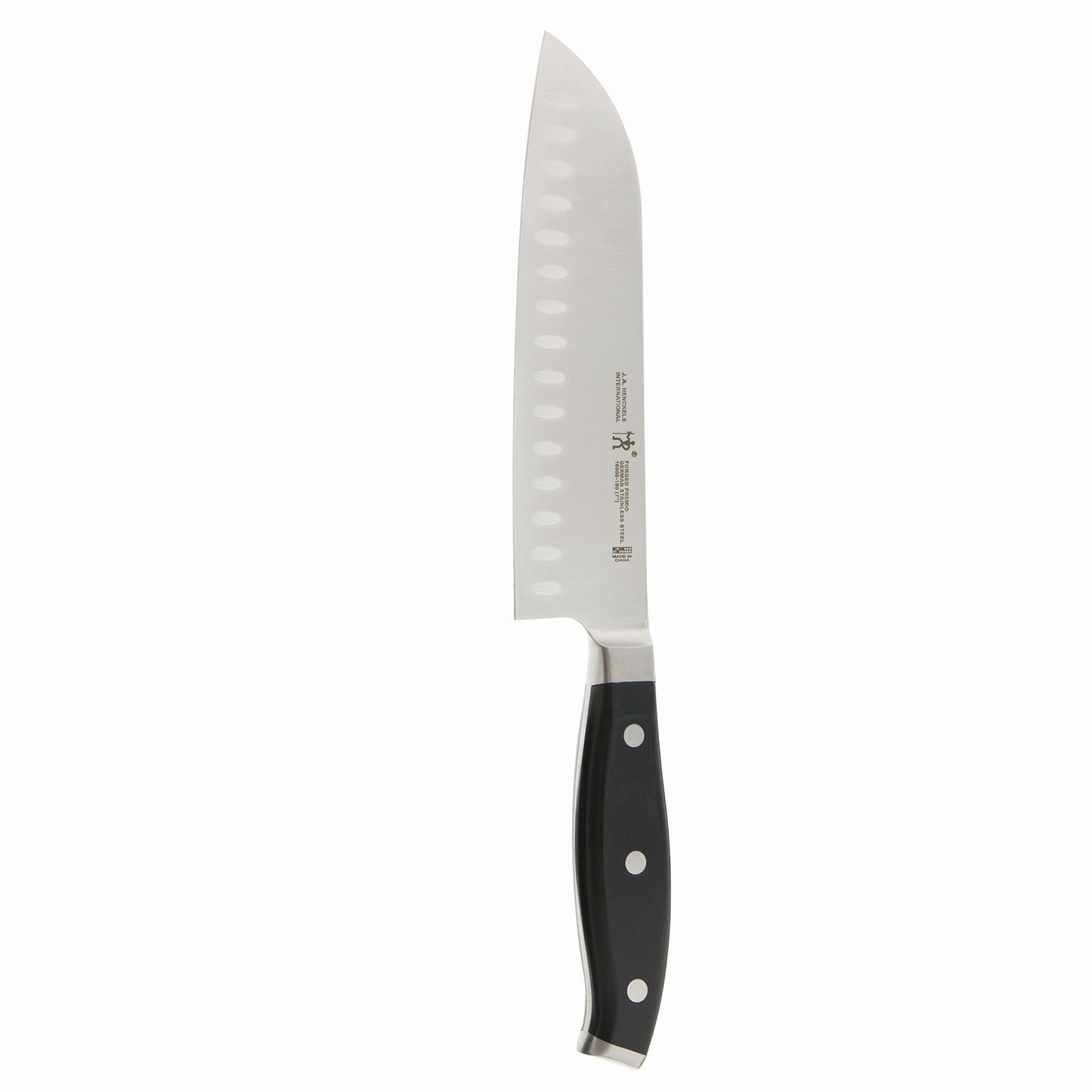 HENCKELS Forged Accent Razor-Sharp 2-pc Knife Set, Santoku Knife 5 Inch, Santoku Knife 7 Inch, German Engineered Informed by 100+ Years of Mastery,Black