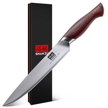 7 In Chef Knife,SHAN ZU 10Cr15Mov High Carbon Stainless Steel Santoku Knife